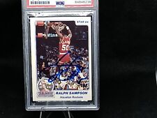 Ralph Sampson -- 1984 Star Autographed Card -- PSA Certified picture