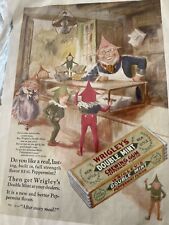 1927 AD Double Sided Wrigley’s Gum And Squibb’s Dental Cream picture