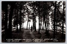 Detroit Lakes MN~Scene At Dacotah Beach Resort~Lake Melissa~RPPC~1945~Real Photo picture