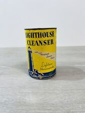 Lighthouse Cleanser unopened vintage 1947 NOS Can Has Wear picture