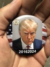 Trump Mug Shot 2024 Campaign Button.  2.28” picture