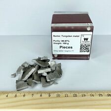 Tungsten Metal Pieces 100 g W/TREM 99.97% Purity Element Periodic Table picture