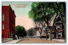 1915 Main St. Showing Post Office Campello Massachusetts MA Posted Postcard picture