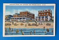Old Orchard Beach Maine Lafayette Hotel and Cottages Vintage Postcard picture
