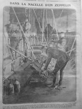 1914 1918 Zeppelin Germany Earl Compiegne 15 Newspapers Antique picture
