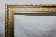 ANTIQUE FITS 8 X 10 GOLD GILT ARTS & CRAFTS PICTURE FRAME WOOD FINE ART ORNATE picture