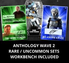 Topps Star Wars Card Trader ANTHOLOGY W2 Rare/Uncommon Sets + WB picture