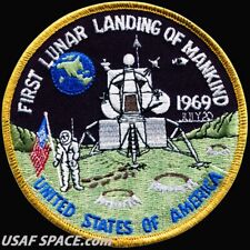Authentic FIRST LUNAR LANDING OF MANKIND - APOLLO 11 - A B Emblem 4