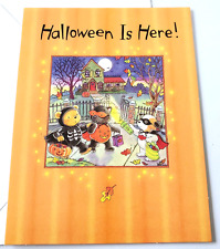 Halloween Card Cute Animals in Costumes Trick or Treating Haunted House picture