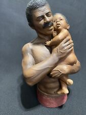 Vtg J. H. Boone Fatherhood T Snyder 20/2500 Figure Black Man With Child picture