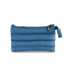 Vatra Rectangular Padded Zipper Stash Bag Case Pipe Safe Pouch WOWEN BLUE picture