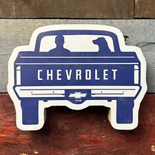 Chevrolet Truck And Passenger Dog Tabletop Wood Wall Decor picture