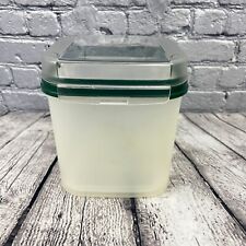 Tupperware Modular Mates Bread Bakers Delight Hinged Lid 17 Cup Green  w/ Insert picture