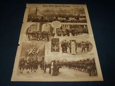 1918 JUNE 2 NEW YORK TIMES PICTURE SECTION - AMERICANS IN LONDON - NT 8824 picture