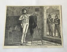 1876 magazine engraving ~ NIEPCE DE ST VICTOR taking photographs picture