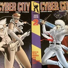 CYBER CITY CPM COMIC LOT SET OF 2: PART THREE #1 & #2... picture