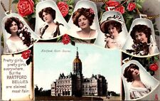 Vtg Hartford Connecticut CT State Capitol Our Belles 1909 Raphael Tuck Postcard picture