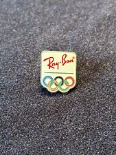 Ray-Ban Olympic Rings Pin Official Sponsor Hat Jacket Lapel Sunglass Advertising picture