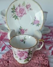 Vintage Elizabethan Teacup And Saucer, 1960s, Pink Rose Patter picture