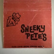 Vintage 1960s Sneeky Pete’s Bar Los Angeles CA Sunset Strip Matchbook Cover picture