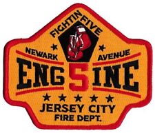 Jersey City Engine 5 Fightin Five Newark Ave NEW Fire Patch  picture