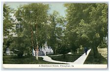 1911 Residence Street Exterior Building Primghar Iowa Vintage Antique Postcard picture