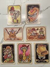 1973 Donruss BASEBALL SUPER FREAKS Sticker Lot of 7, Great Condition picture