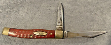 Vintage (1965-69) Case 6232 2 Blade Texas Jack with red bone handle--2089.23 picture