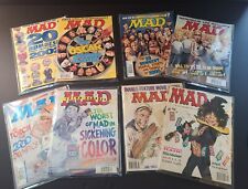 Vintage Lot of 8 MAD MAGAZINES From 1981-2004 picture