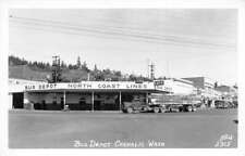 Chehalis Washington North Coast Lines Bus Depot Real Photo Postcard AA84053 picture