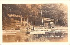RPPC Mayfield Michigan Scene at Arbutus Lake Resort 1929 picture