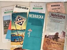 Lot of 7 Vintage Nebraska Road Maps -Skelly, Standard Oil, Bay Petroleum 1950s + picture