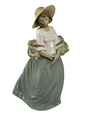 Vintage, NAO Lladro, Flower Harvest, #1356,  Porcelain Figurine, Retired picture