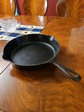 Antique Griswold #9 Cast iron Skillet Large Logo  # 710 J Frying Pan, Erie Pa. picture