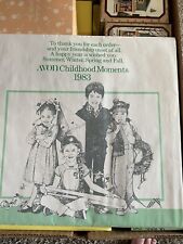 1983 Avon Childhood Moments Calendar In Sealed Envelope. NOS. picture