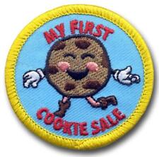 Girl MY FIRST COOKIE SALE Brownie Daisy Fun Patches Badge SCOUTS GUIDES Selling picture