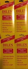 Dill's Premium Pipe Cleaners Absorbent Sturdy Cotton 6