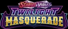 COMPLETE YOUR POKEMON SCARLET & VIOLET TWILIGHT MASQUERADE MINT U-PICK TCG CARD  picture