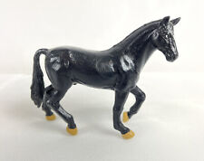 Vintage Bullyland Black Oldenburger Horse Toy Made In Germany picture