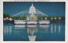Postcard DC Capitol and Reflection Pool Washington, D.C. picture
