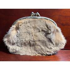 Vtg Russo Furs Australia Genuine Kangaroo Fur Hide Change Purse Wallet picture