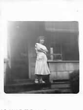 AS SHE WAS Vintage FOUND PHOTO Woman bw  Original Snapshot 012 12 N picture