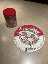 Vintage Campbells Soup Kid 75 Piece Puzzle 1990 Tin Can Canister picture