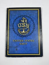 Vintage WW2 Military US Naval Training Center Classroom Stationary Paper Booklet picture