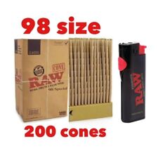 RAW PHOENIX ULTIMATE SMOKERS LIGHTER+ raw classic 98 special size cone picture