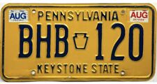 *BARGAIN BIN*  1981 1982 Pennsylvania License Plate #BHB-120 picture