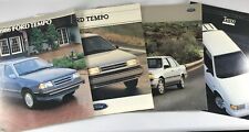 Ford Tempo Sales Brochures Lot of 4 1986 1988 1989 1992 picture