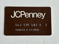 JCPENNY  DEPARTMENT STORE MEMBERSHIP CARD VINTAGE EXPIRED picture