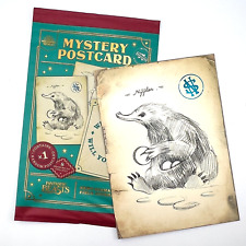 MinaLima Mystery Postcard Harry Potter Fantastic Beasts Newt Scamander Niffler picture