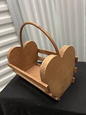Wooden Heart Basket Vintage￼ picture
